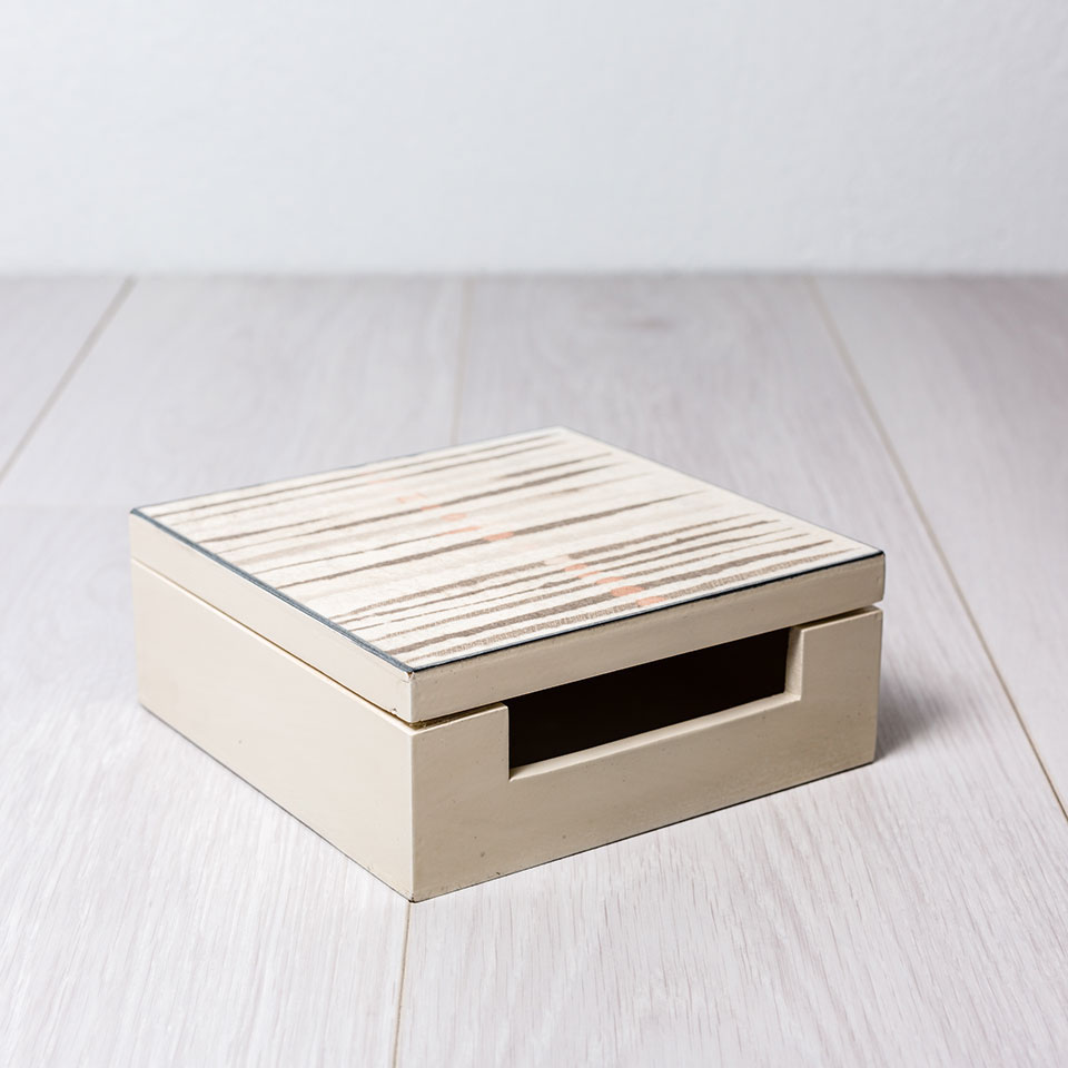 caja servilletas con tapa